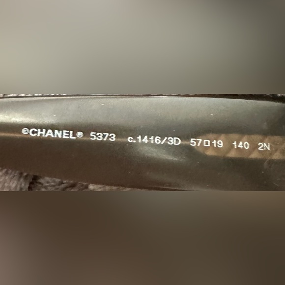 NWOT Auth Chanel clear acetate sunglasses - Picture 4 of 4